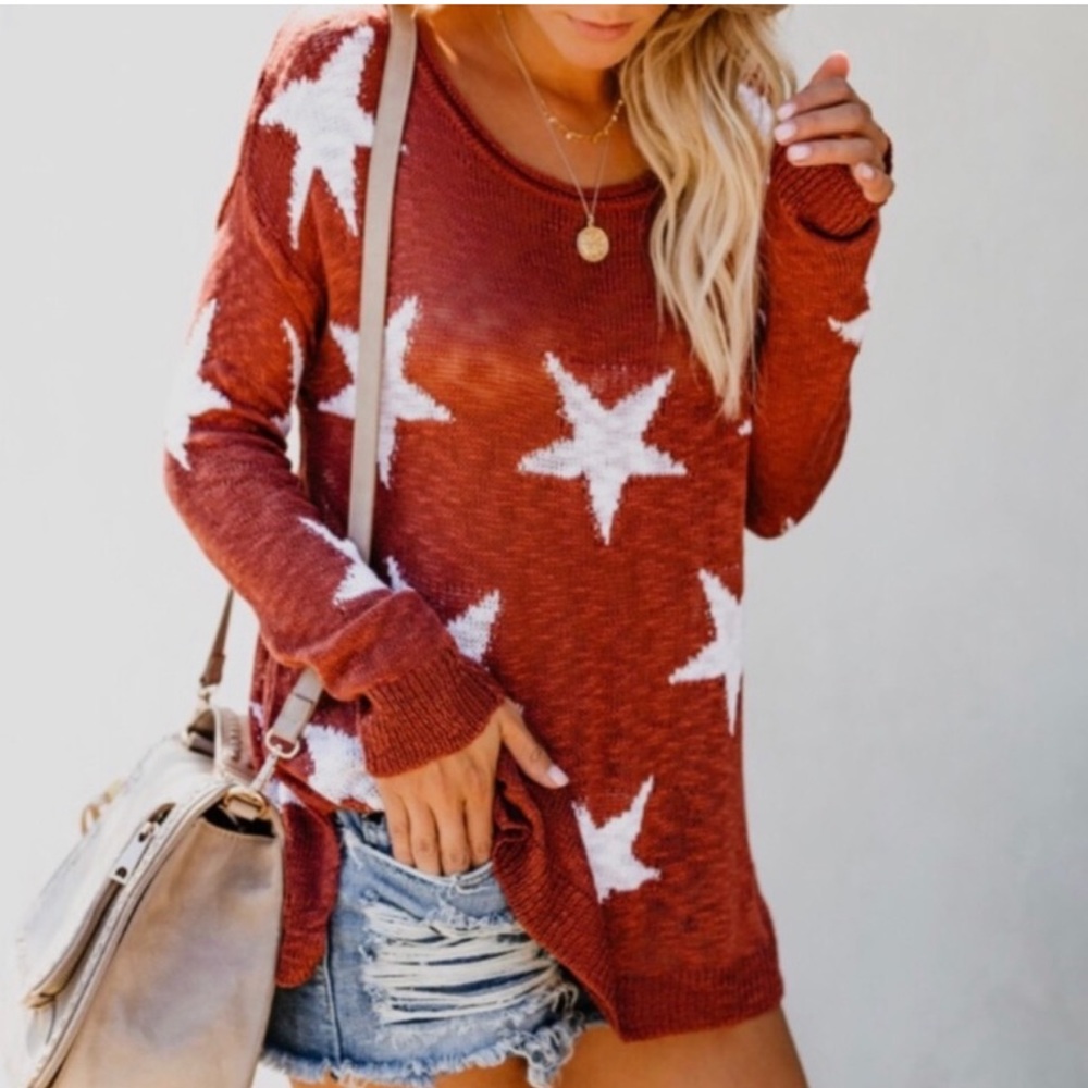 Star spangled sweater